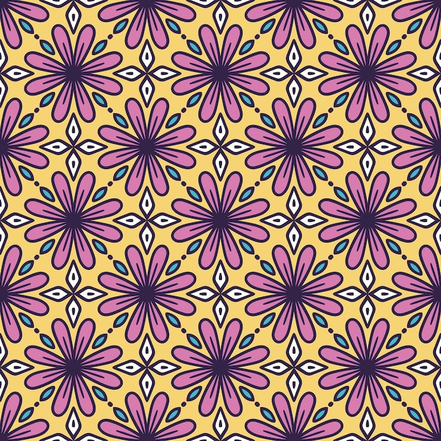 Indonesian pattern Moroccan pattern Floral pattern Mandala background