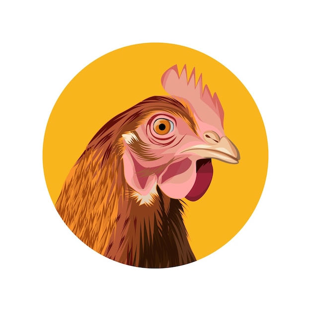 indonesian rooster vector design