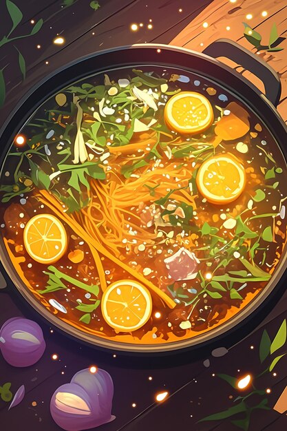 Vector indonesian soto and traditional soup