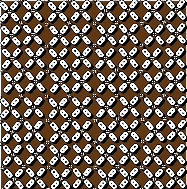 Indonesian traditional batik seamless pattern