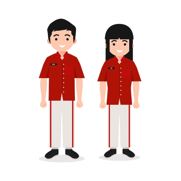 Indonesian Vocational School Uniform