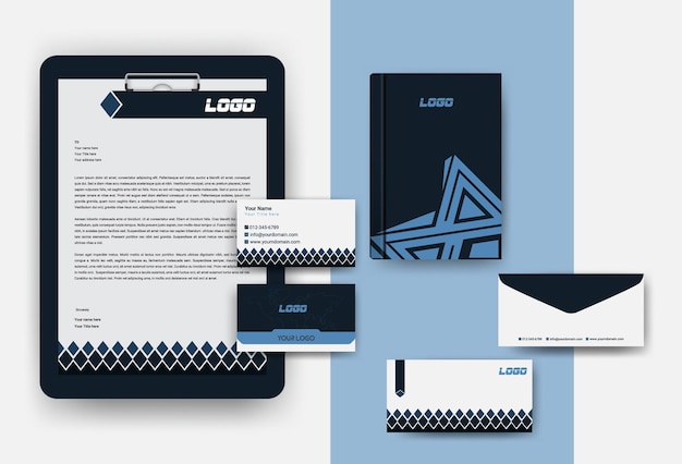 Industrial Brand Identity set