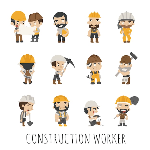 Industrial contractors workers people 