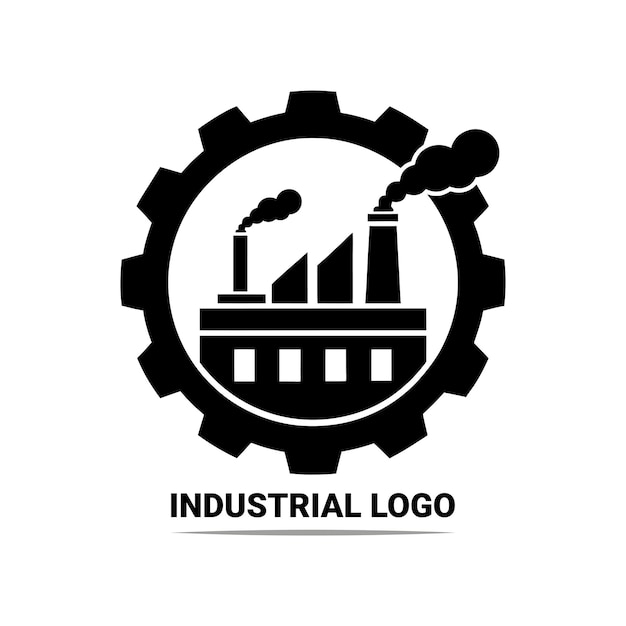 Vector industrial factory facility logo vector icons high quality vector art illustrations