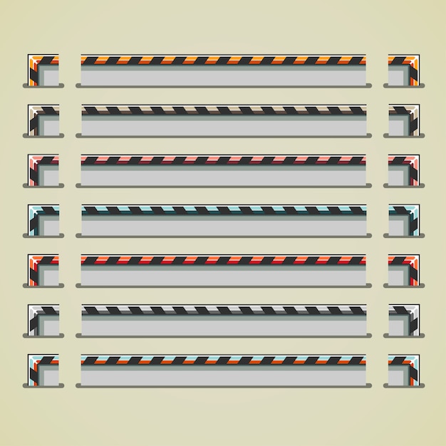 Industrial ground parts for games