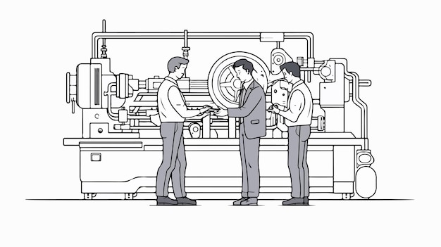 Industrial Machine Inspection by Two Individuals