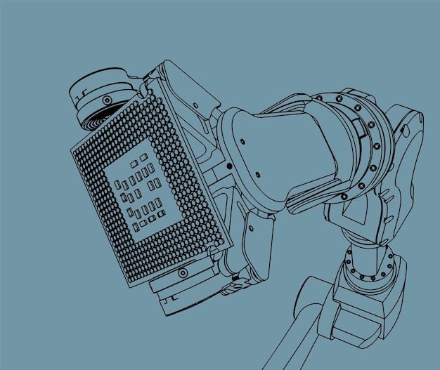 Industrial manipulator and microchip