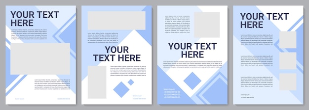 Industrial production brochure template. Flyer, booklet, leaflet print, cover design with copy space. Your text here. Vector layouts for magazines, annual reports, advertising posters