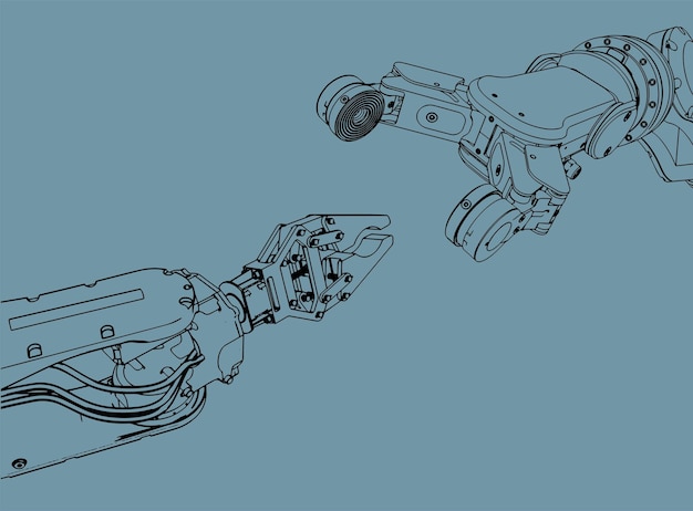 Industrial robotics manipulators