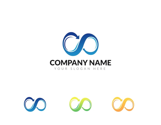 Infiniti logo design, vector infinite company.