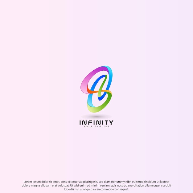 Infinity abstract logo disign