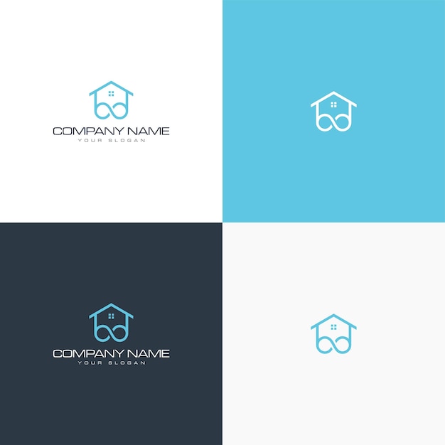 Infinity House Logo Design