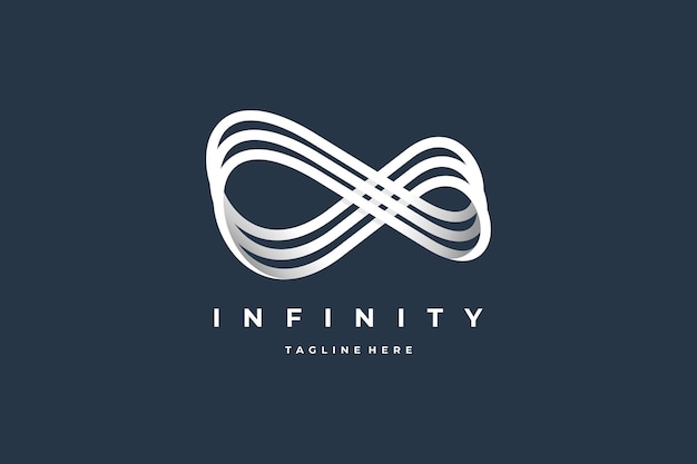 infinity line logo design