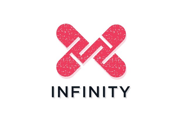 Infinity logo design unique style Premium Vector