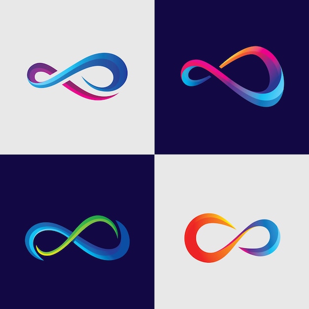 Infinity logo images illustration design