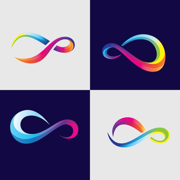 Infinity logo images illustration design