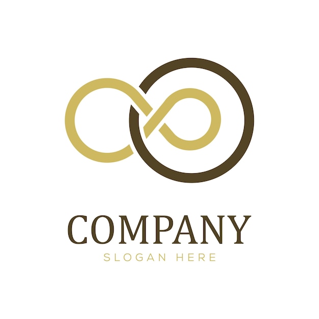 infinity logo vector design template