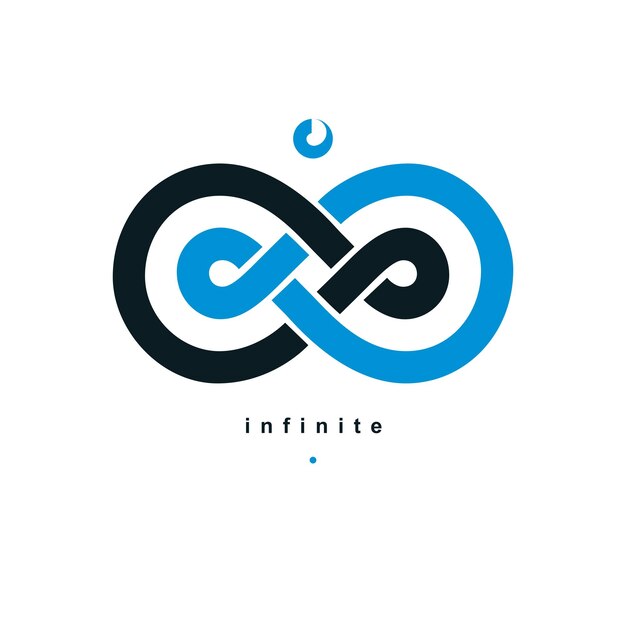 Infinity Loop conceptual logo, vector special sign.