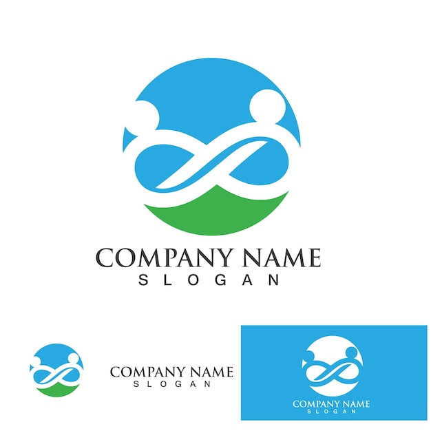 Infinity people Logo Family care