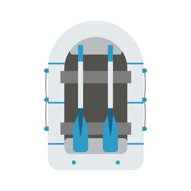 Inflatable Boat Vector Icon