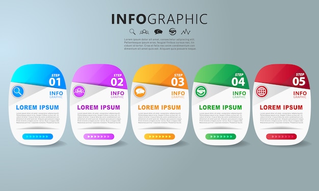 info graphic layout design template