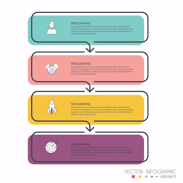  info graphics for your business presentations. Can be used for website layout, numbered banners, diagram, horizontal cutout lines, web .