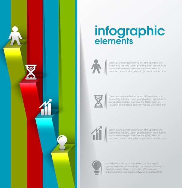 Infographic Abstract Vector Business Template