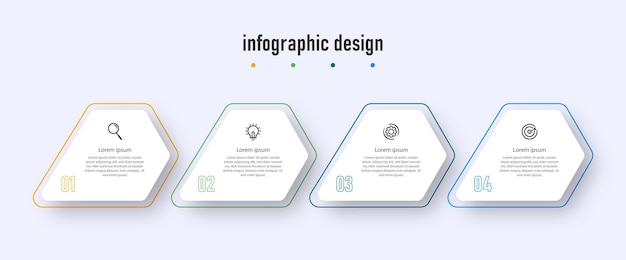 Infographic design business template