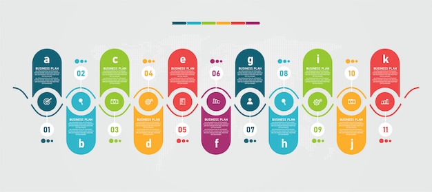 Infographic design Illustration for modern processes in the form of presentations, banners, graphs, business and educational applications