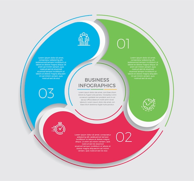 Infographic design   and marketing icons  . Business concept with 3 options, steps or processes.