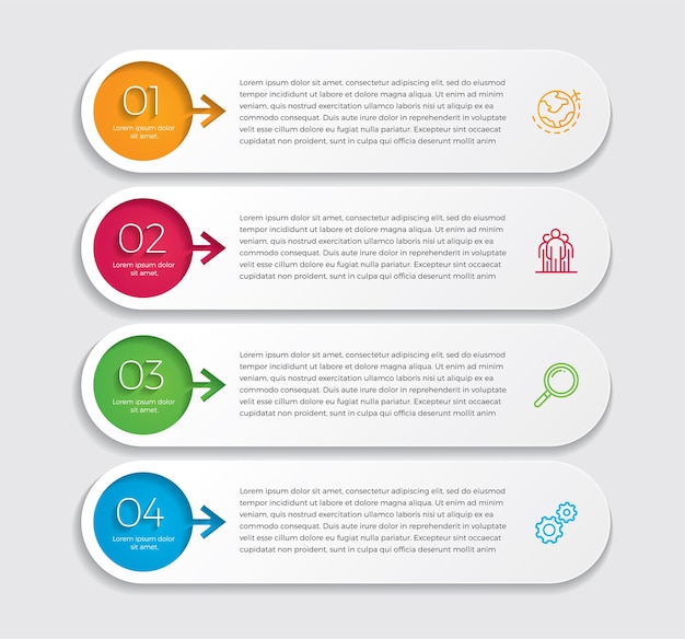 Infographic design   and marketing icons  . Business concept with 4 options, steps or processes.