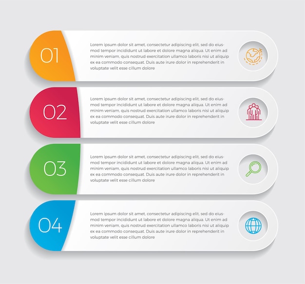 Infographic design   and marketing icons  . Business concept with 4 options, steps or processes.