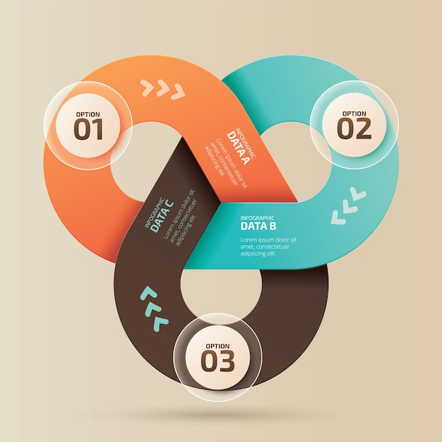 Infographic design template Creative concept with 3 steps