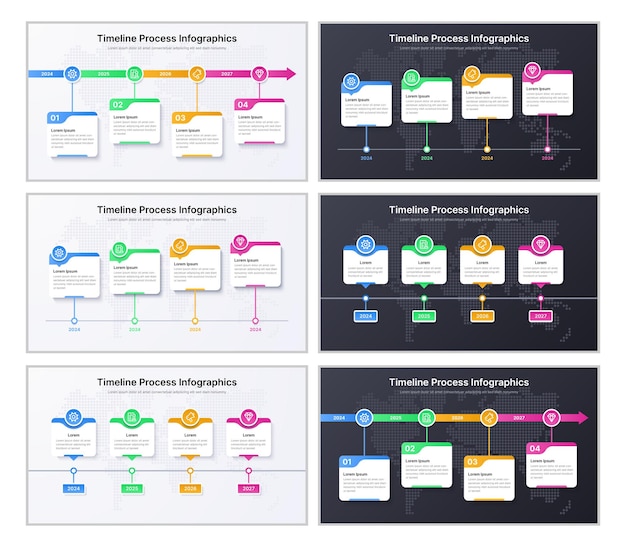 Vector infographic design template vector infographic steps infographic process infographic timeline