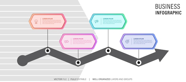 Infographic design template with place for your data Vector illustration