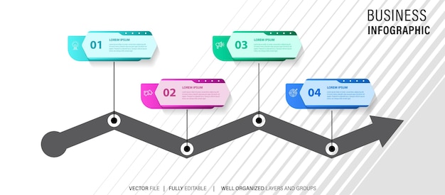 Infographic design template with place for your data Vector illustration