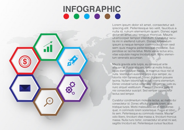 Infographic design template. 