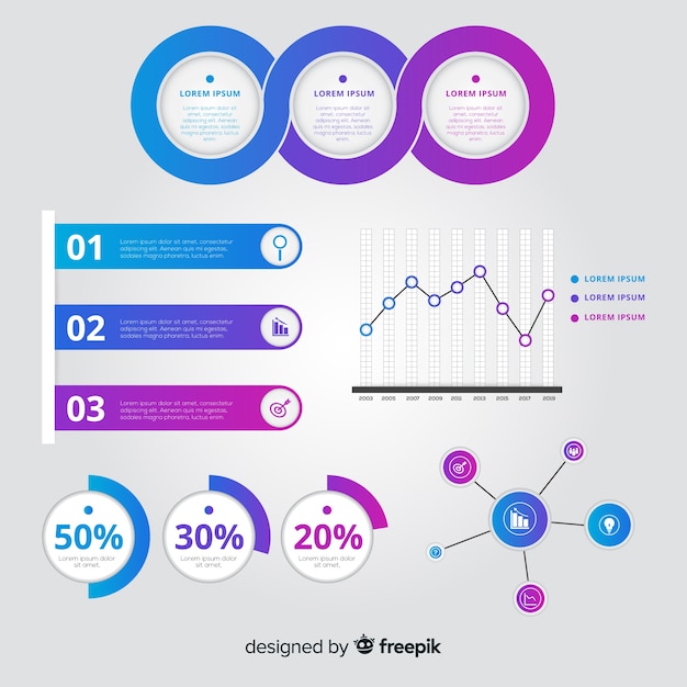 Infographic element collection