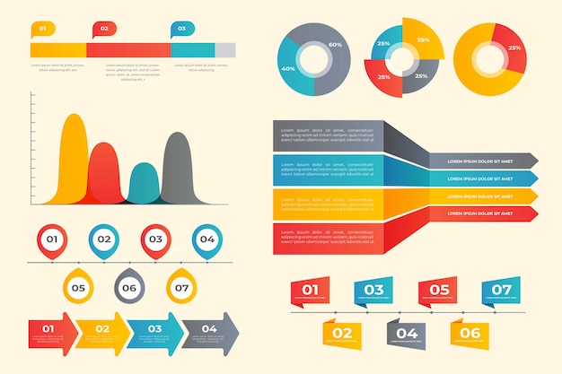 Infographic element collection