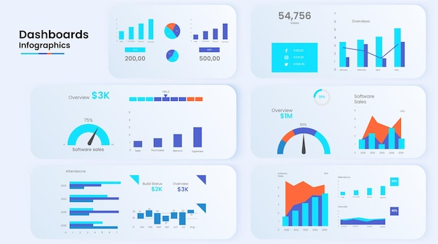 Infographic element collection