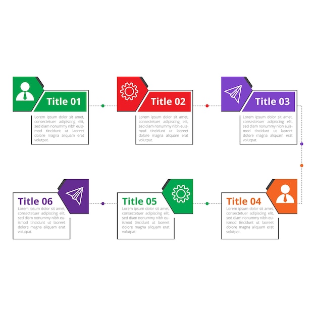 Infographic element presentation banner, flowchart steps label, data visualization info graphics