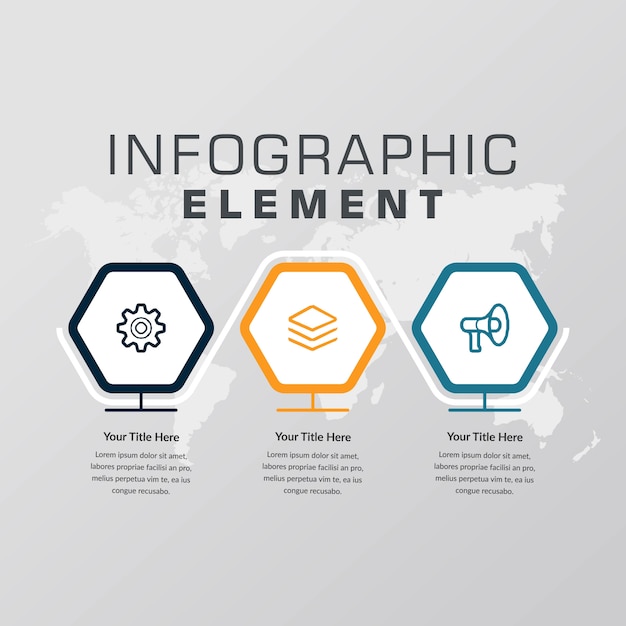 Infographic Element with for Business Strategy