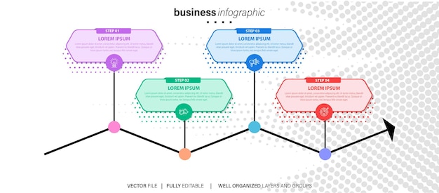 Infographic elements data visualization vector