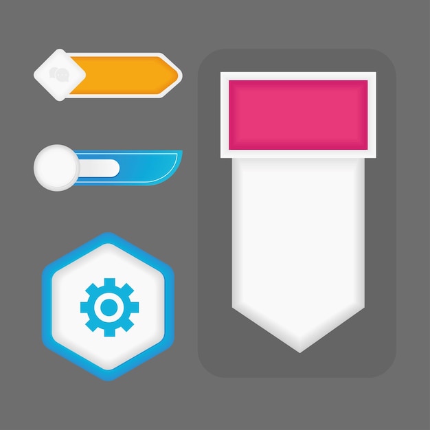 Infographic elements icons concept