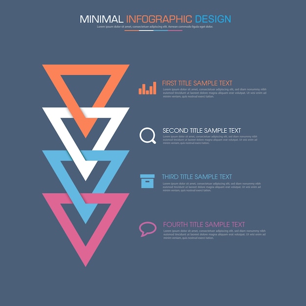 Infographic Elements with business icon process or steps and options workflow vector design