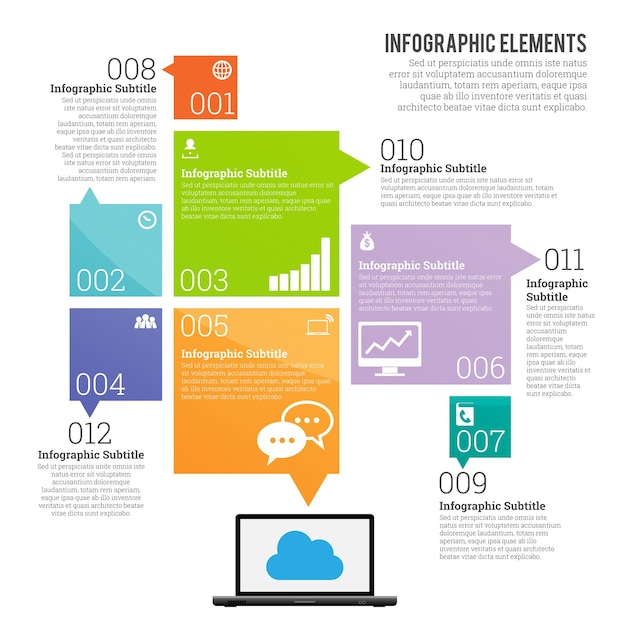 Vector infographic elements