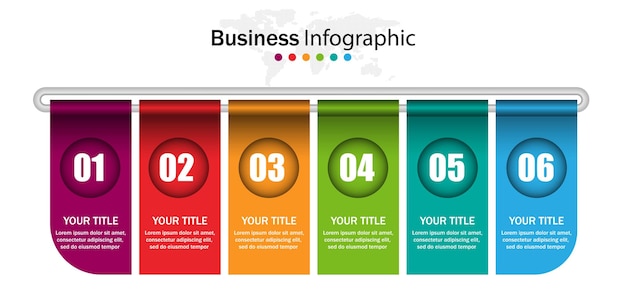 infographic label template with icons.Can be used for info graphics, flow charts, presentations