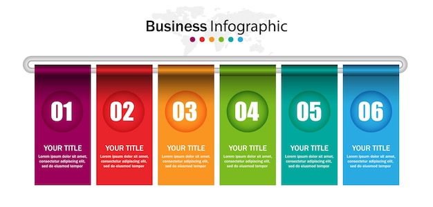 infographic label template with icons.Can be used for info graphics, flow charts, presentations