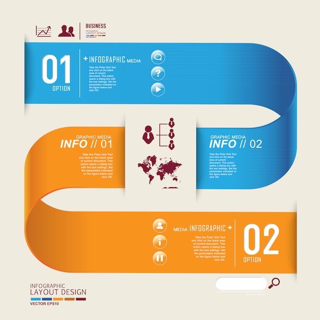 infographic layout design background