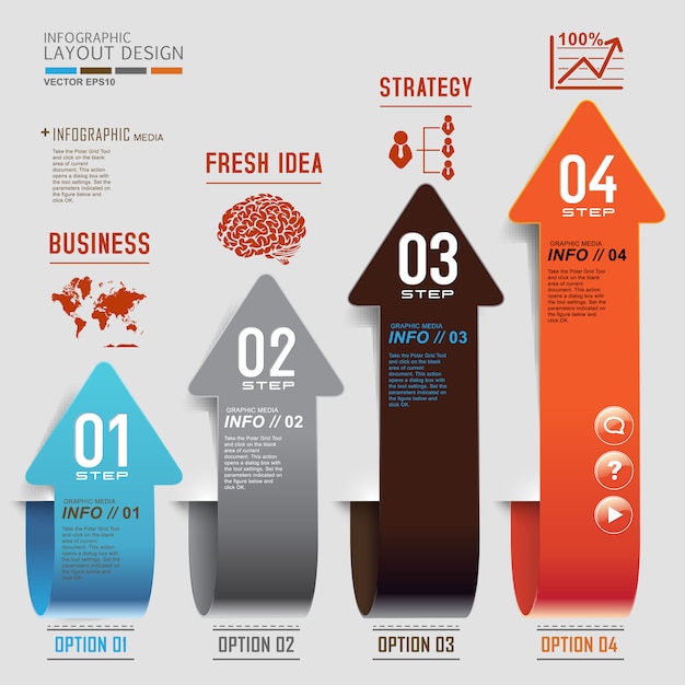 infographic layout design background